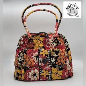 Vera Bradley Turnlock Satchel Bittersweet Pattern 2013 retired